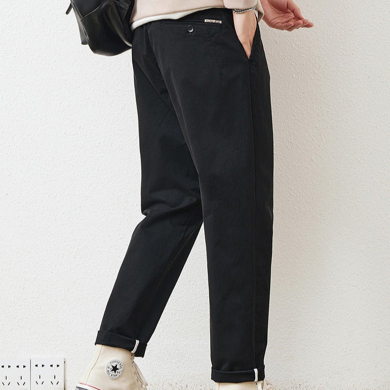 Pantalón recto hombre algodón estilo urbano - Augusto