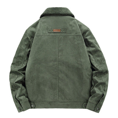 Cazadora tipo trucker para hombre con forro sherpa - Tavian