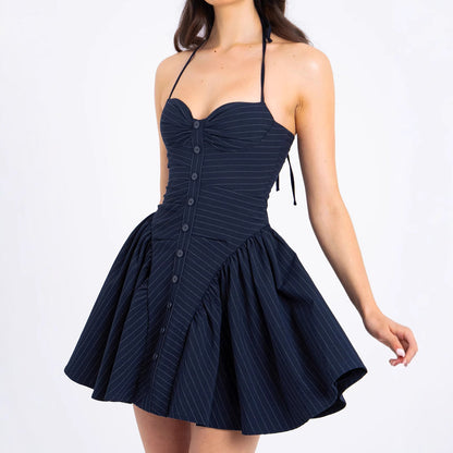Paula - Vestido entallado sin espalda Mujer