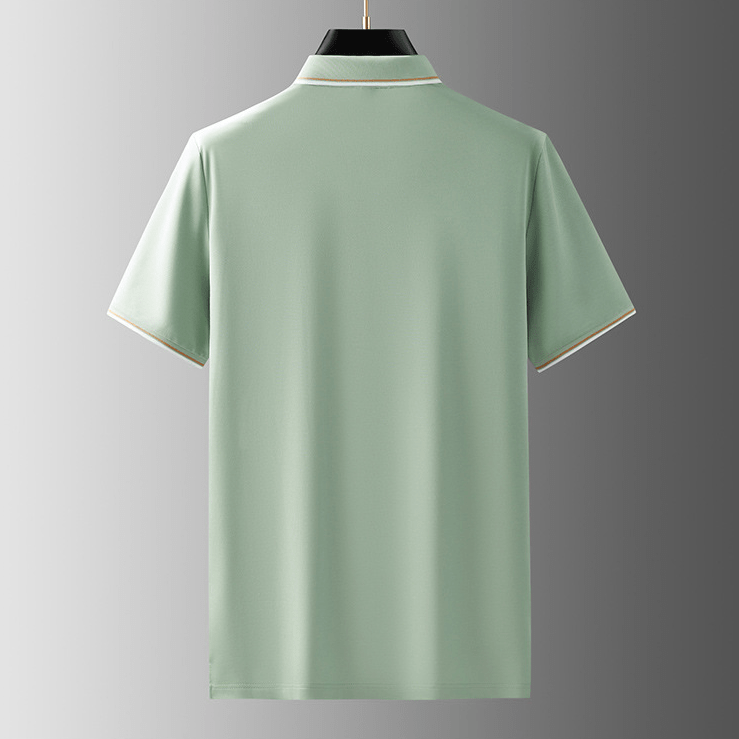 Polo de seda de alta calidad para hombre