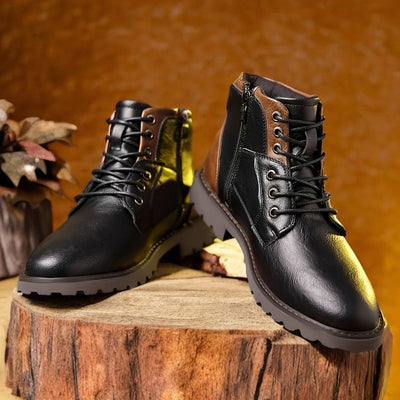 Botas de cuero para hombre con suela antideslizante - Jason