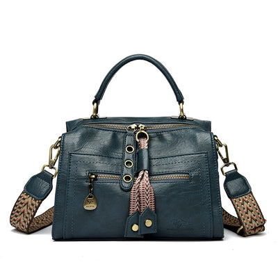 Bolso bandolera para mujer de cuero sintético con detalles metálicos - Juliette