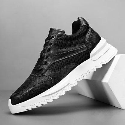 Zapatillas deportivas hombre cuero sintético suela gruesa - Mateo