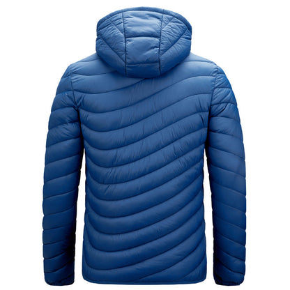 Chaqueta acolchada ligera para hombre con capucha - Sverre