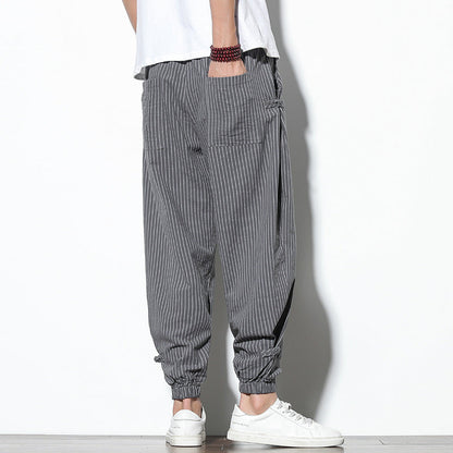 Pantalon hombre estampado de rayas - Matteo