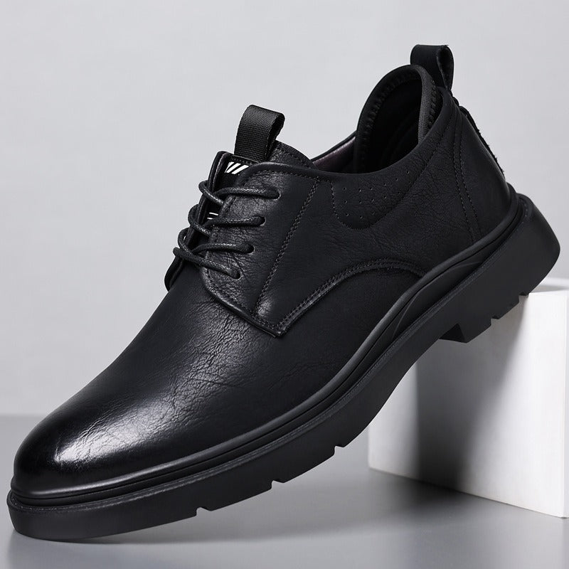 Zapatos casuales hombre cuero sintético suela robusta - Tomás