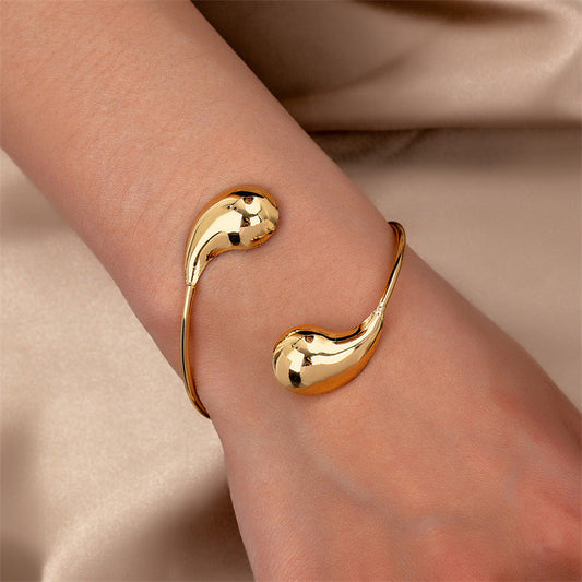 Pulsera mujer gota minimalista estilo brillante - Lunaria