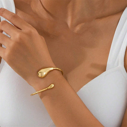 Pulsera mujer gota minimalista estilo brillante - Lunaria