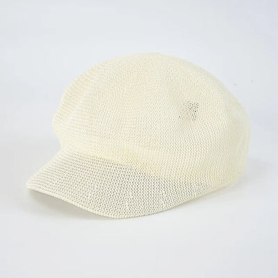 Sombrero de sol con boina octogonal para mujer