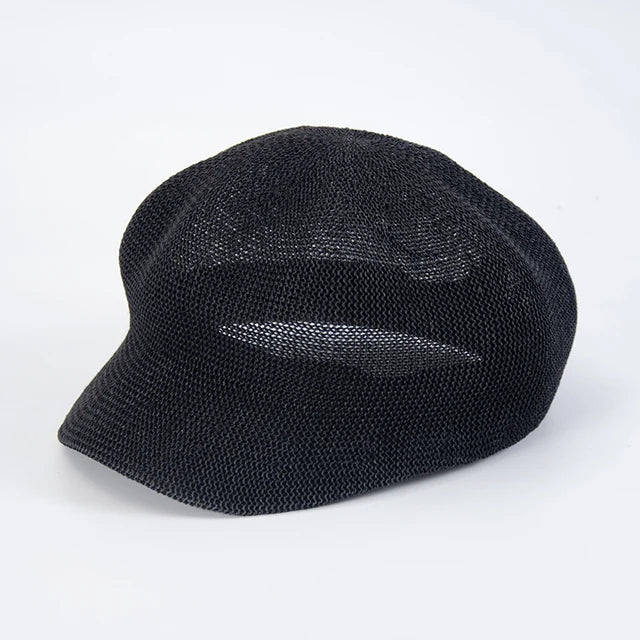 Sombrero de sol con boina octogonal para mujer