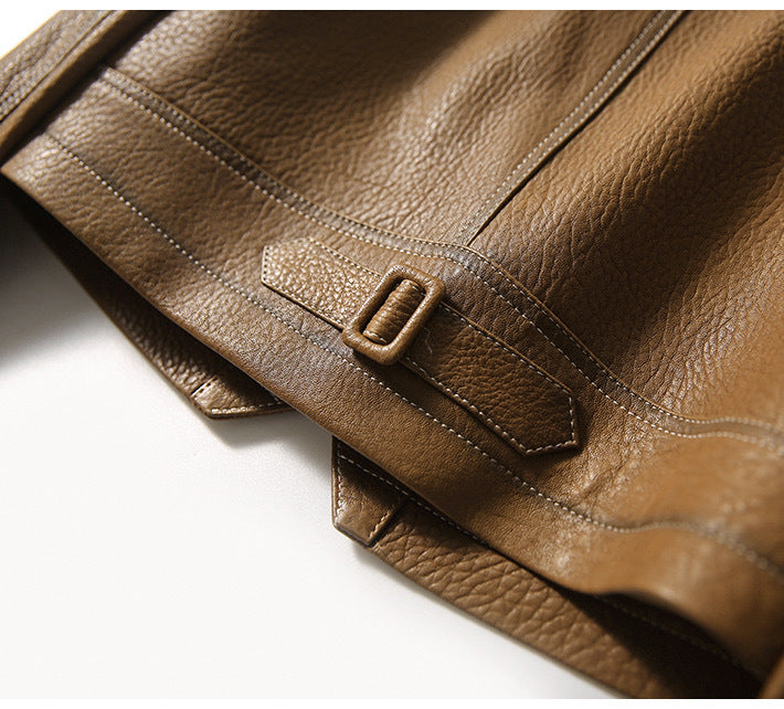 Chaqueta elegante de piel - Silvana