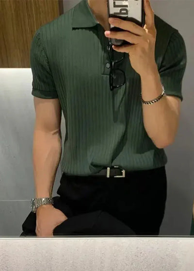 Camisa de manga corta para hombre - Look clásico