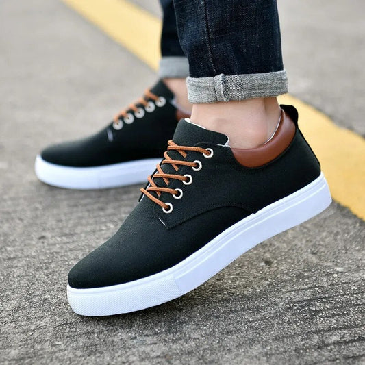 Zapatillas de lona ligeras para hombre