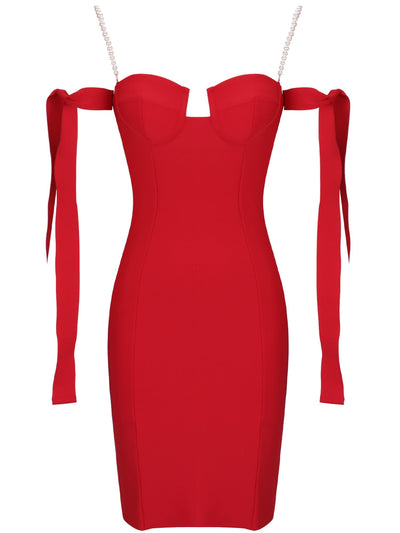 Xenia - Vestido ajustado a rayas