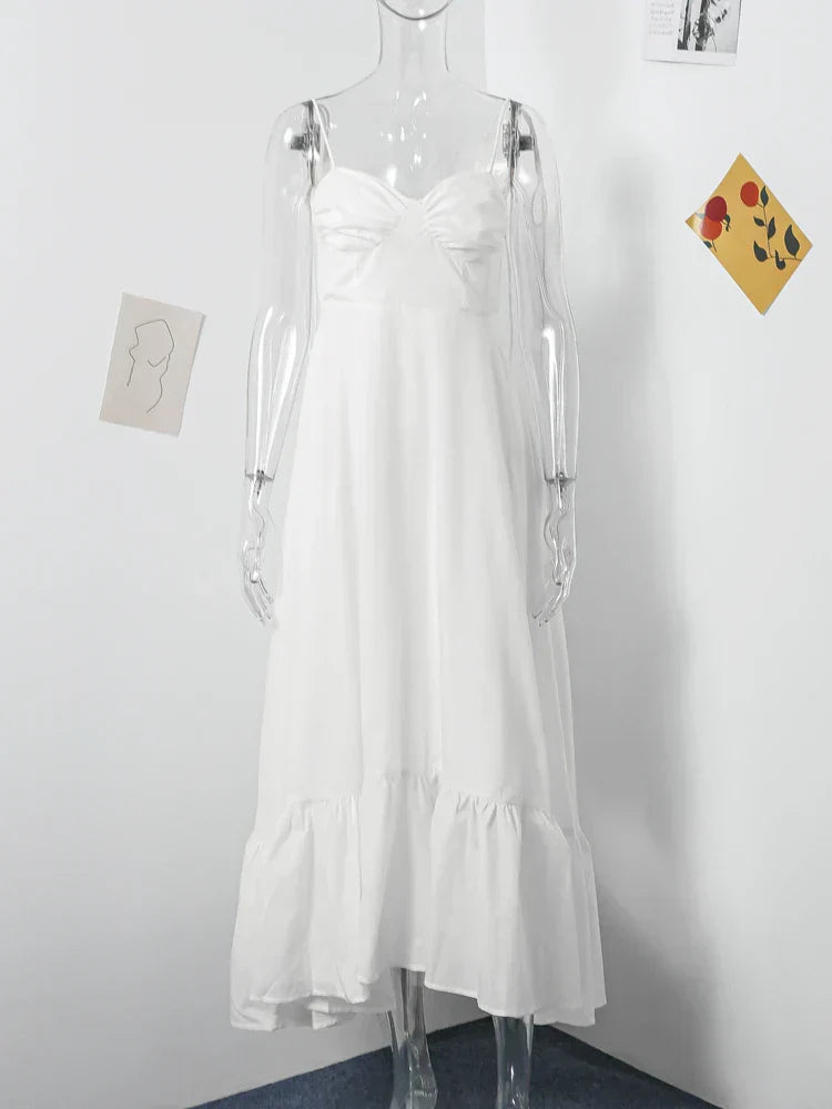 Jessika - Vestido blanco informal