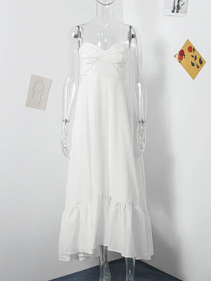 Jessika - Vestido blanco informal