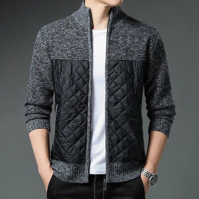 Chaqueta de punto con acolchado para hombre - Foster
