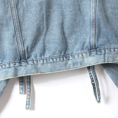 Julie - Chaqueta vaquera con bordado floral y lentejuelas