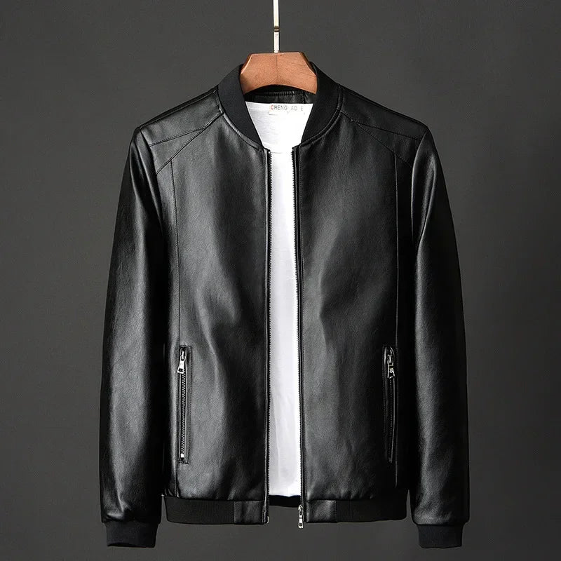 Chaqueta bomber para hombre en piel - Darel