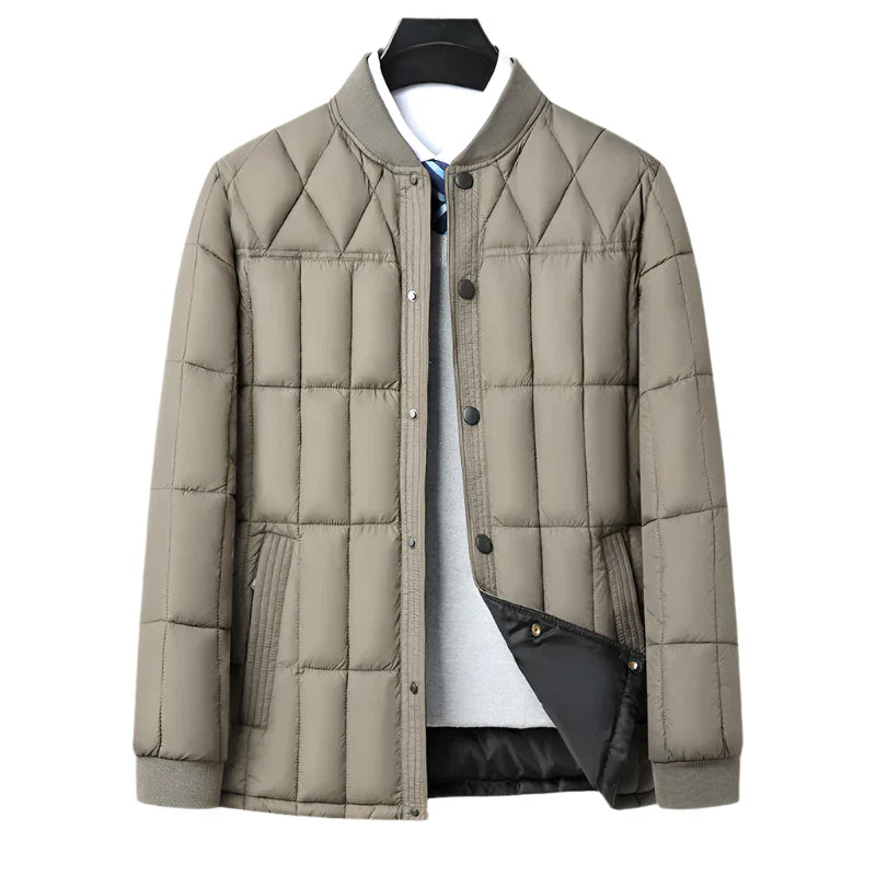 Chaqueta acolchada ligera para hombre en beige - Noud