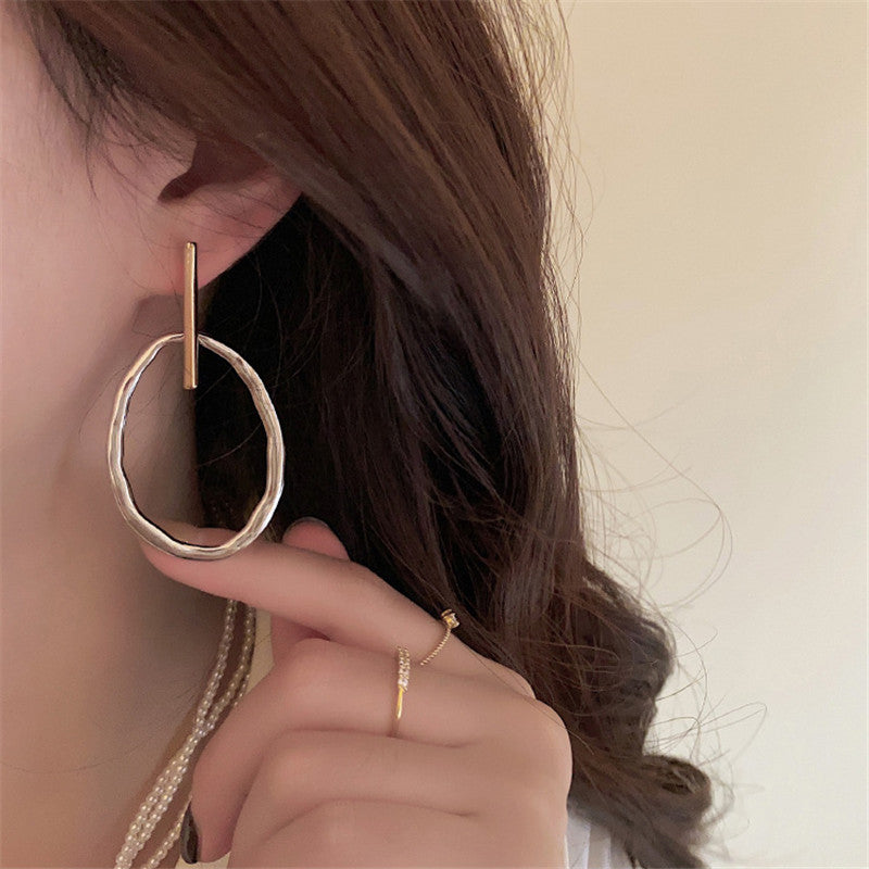 Aretes Aros con lentejuelas