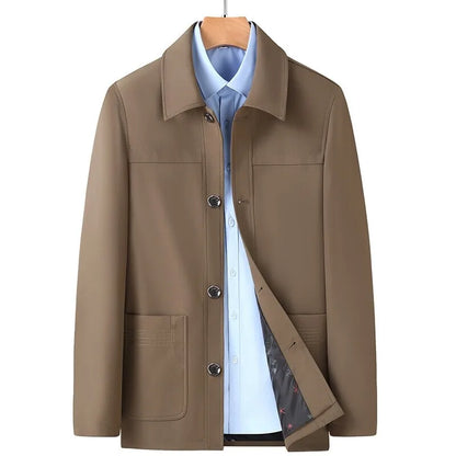 Chaqueta casual vegana con bolsillos de parche y botones - Samuel