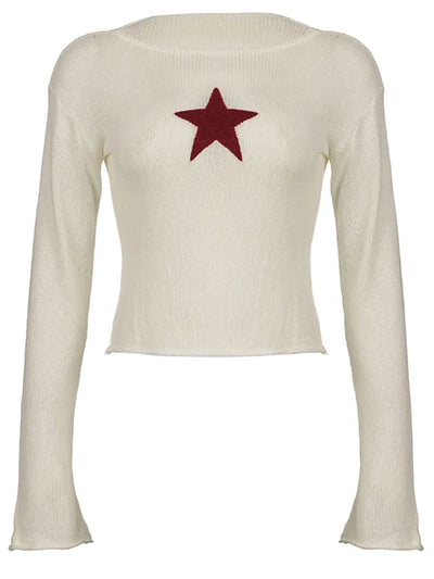 Start - Jersey de mujer con cuello redondo
