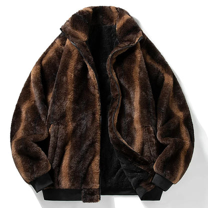 Chaqueta de pelo sintetico para hombre estilo lujoso - Eryon
