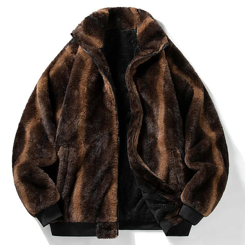 Chaqueta de pelo sintetico para hombre estilo lujoso - Eryon