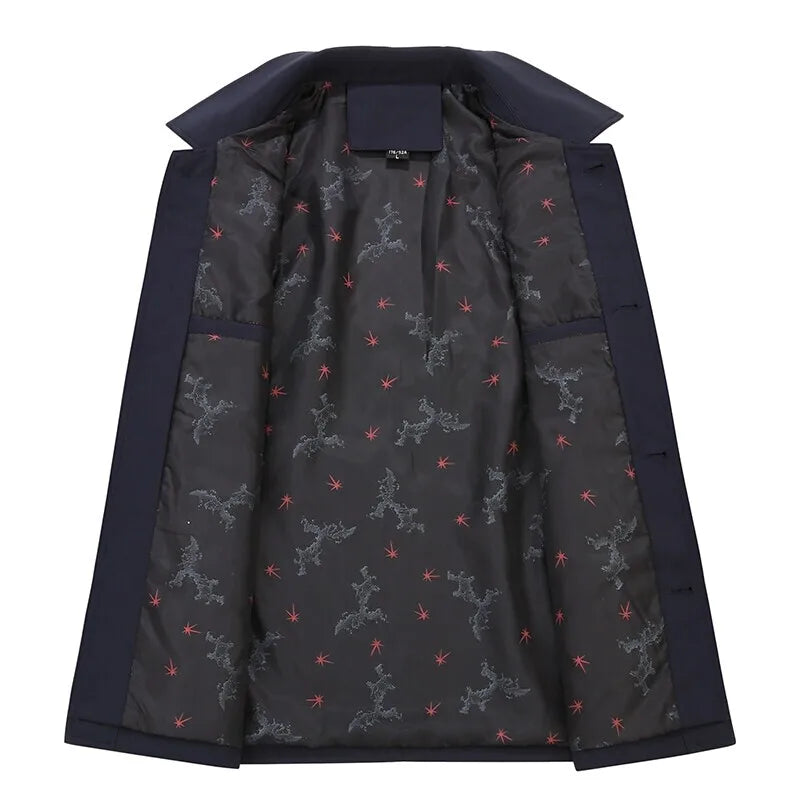 Chaqueta casual vegana con bolsillos de parche y botones - Samuel