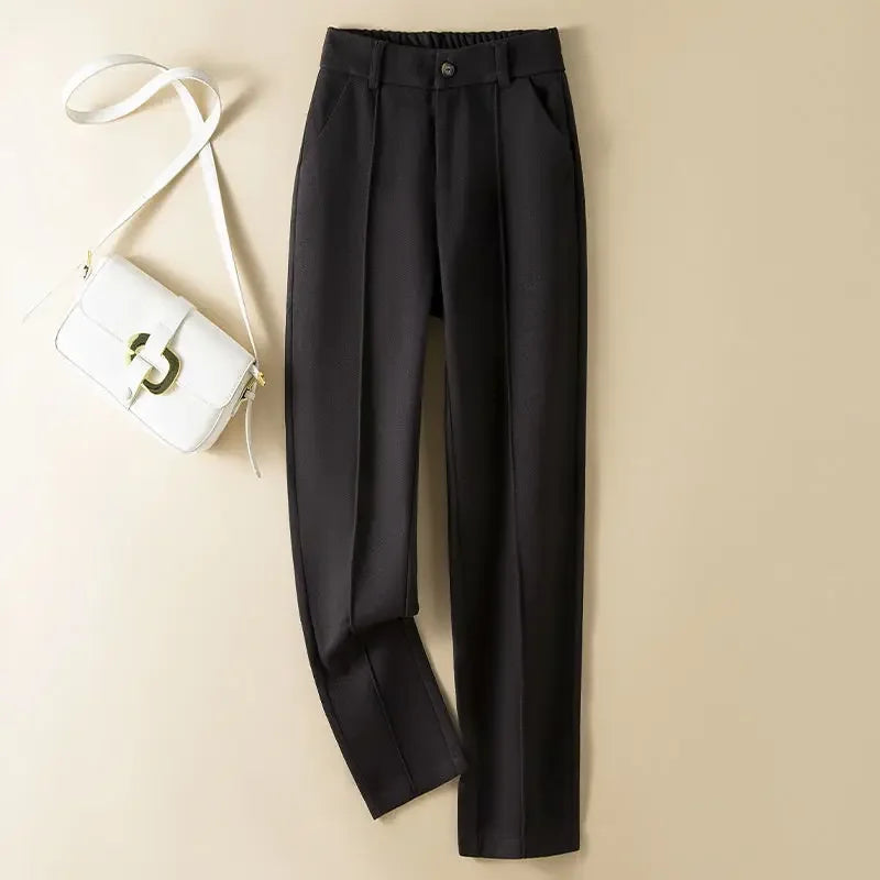 Pantalon de lana para mujer de talle alto - Selvia