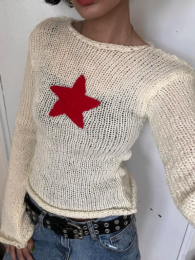 Start - Jersey de mujer con cuello redondo