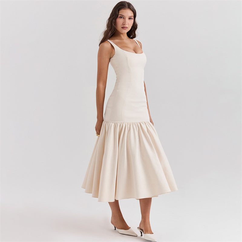 Ariana - Vestido elegante con pliegues y corte ajustado