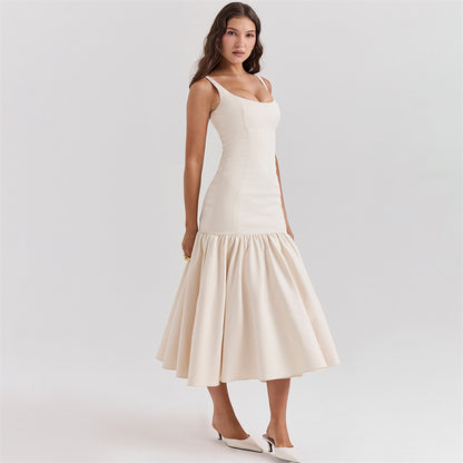 Ariana - Vestido elegante con pliegues y corte ajustado