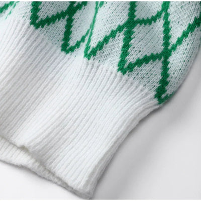 Amely - Jersey estampado con mangas globo