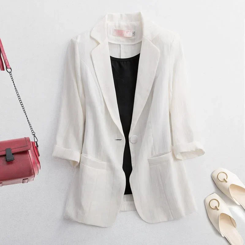 Blazer solapa elegante - Adrielle