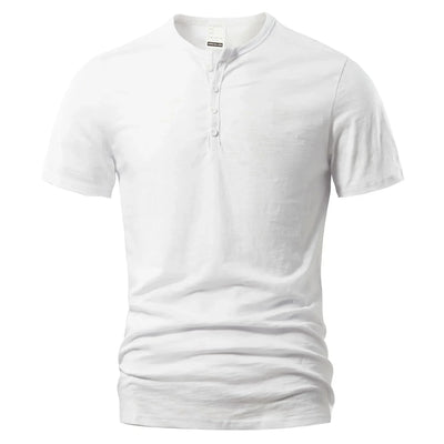 Camiseta Henley para hombre - Casual y clásica