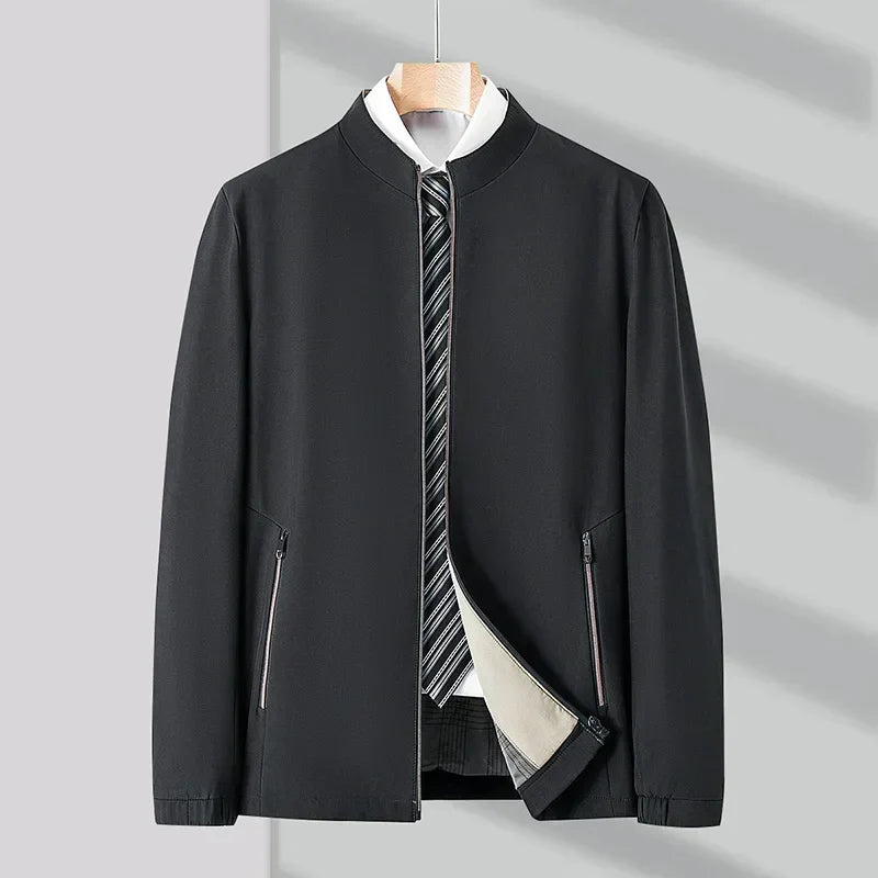 Chaqueta minimalista con cuello alto - Oliver