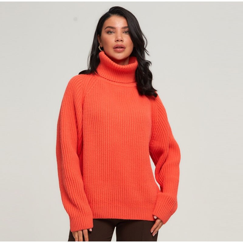 Ariadna - Jersey de punto con cuello alto