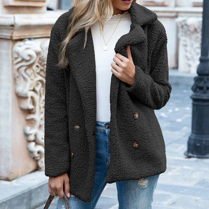 Abrigo mujer borrego casual - Julieta