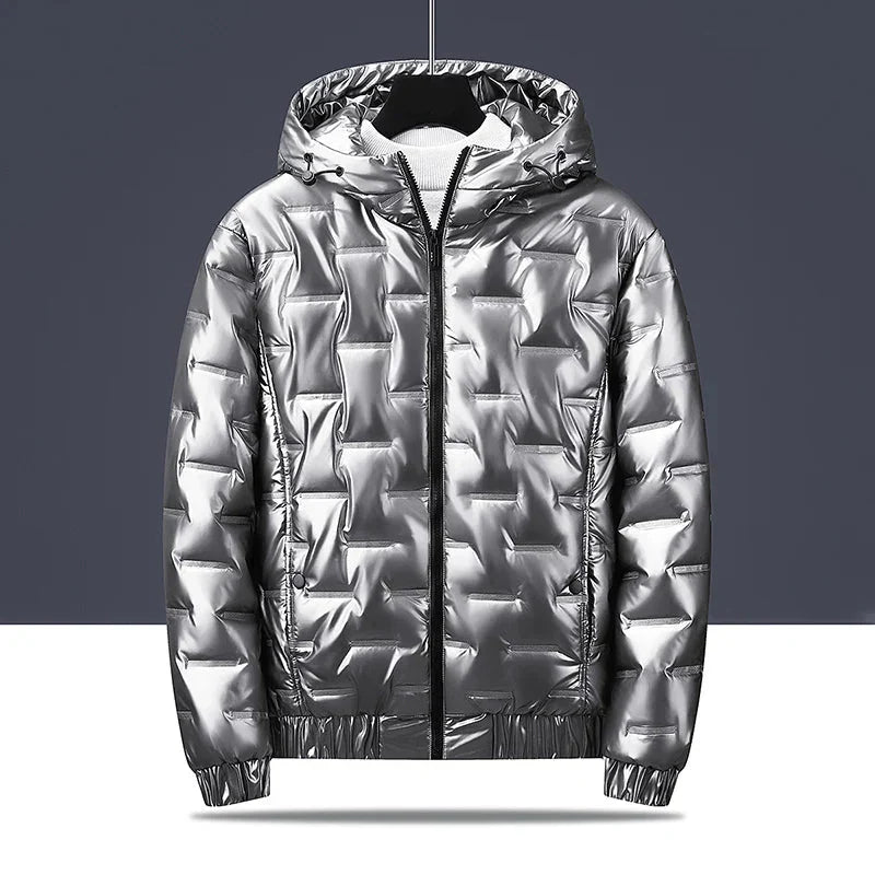 Chaqueta acolchada con capucha para hombre - Luuk