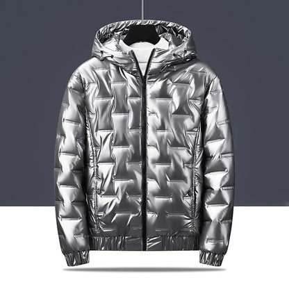 Chaqueta acolchada con capucha para hombre - Luuk