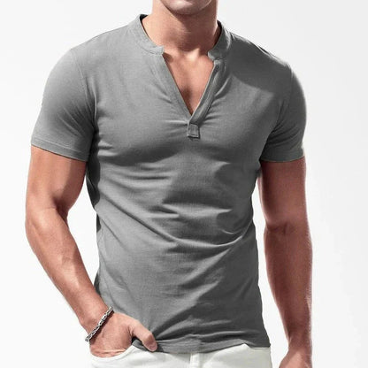 Recon - Camiseta Henley de Algodón