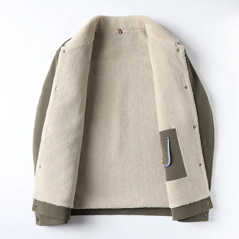 Chaqueta con cuello afelpado para hombre - Olivier