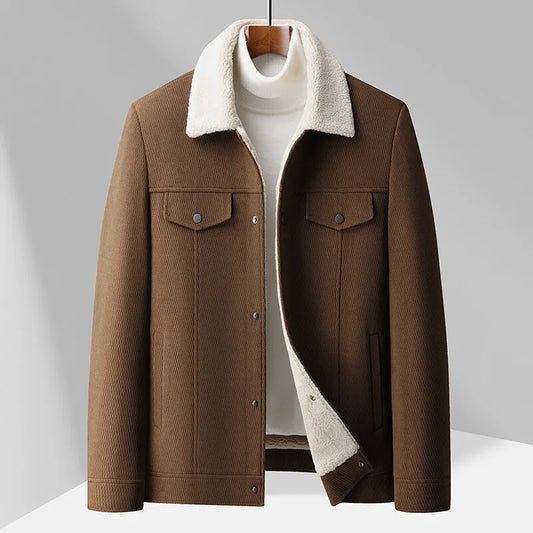 Chaqueta con cuello afelpado para hombre - Olivier