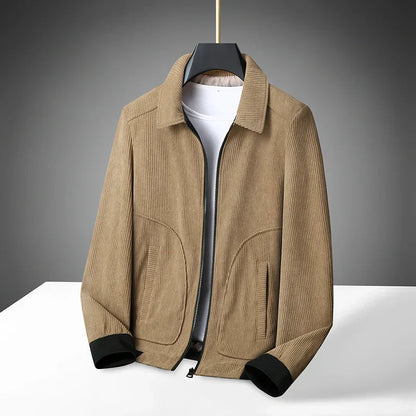 Chaqueta de pana con cremallera para hombre - Emeric