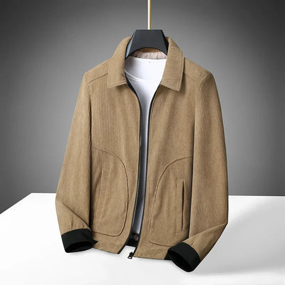 Chaqueta de pana con cremallera para hombre - Emeric