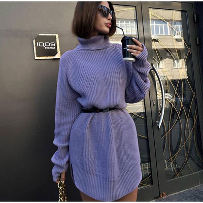 Ariadna - Jersey de punto con cuello alto