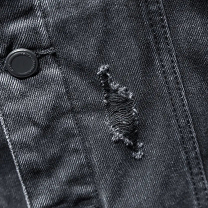 Chaqueta vaquera para hombre con capucha moderna - Elrick