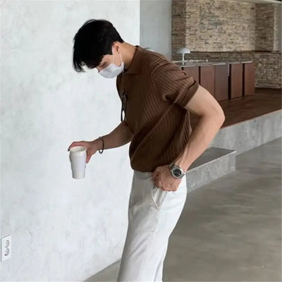 Camisa de manga corta para hombre - Look clásico